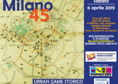 Milano45. Il primo urban game di PopHistory a Milano